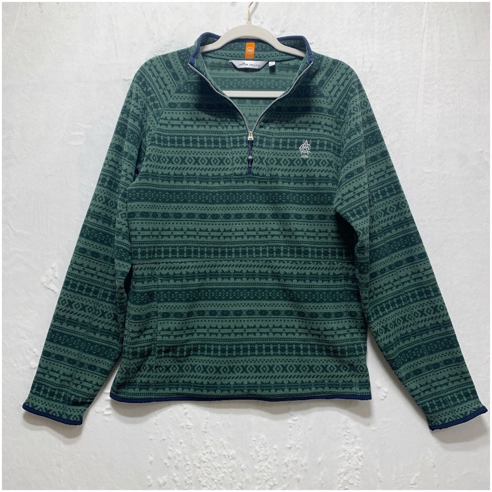 Peter Millar Thermal Flow Fair Isle Microfleece Half-Zip Atlanta Athletic Club M